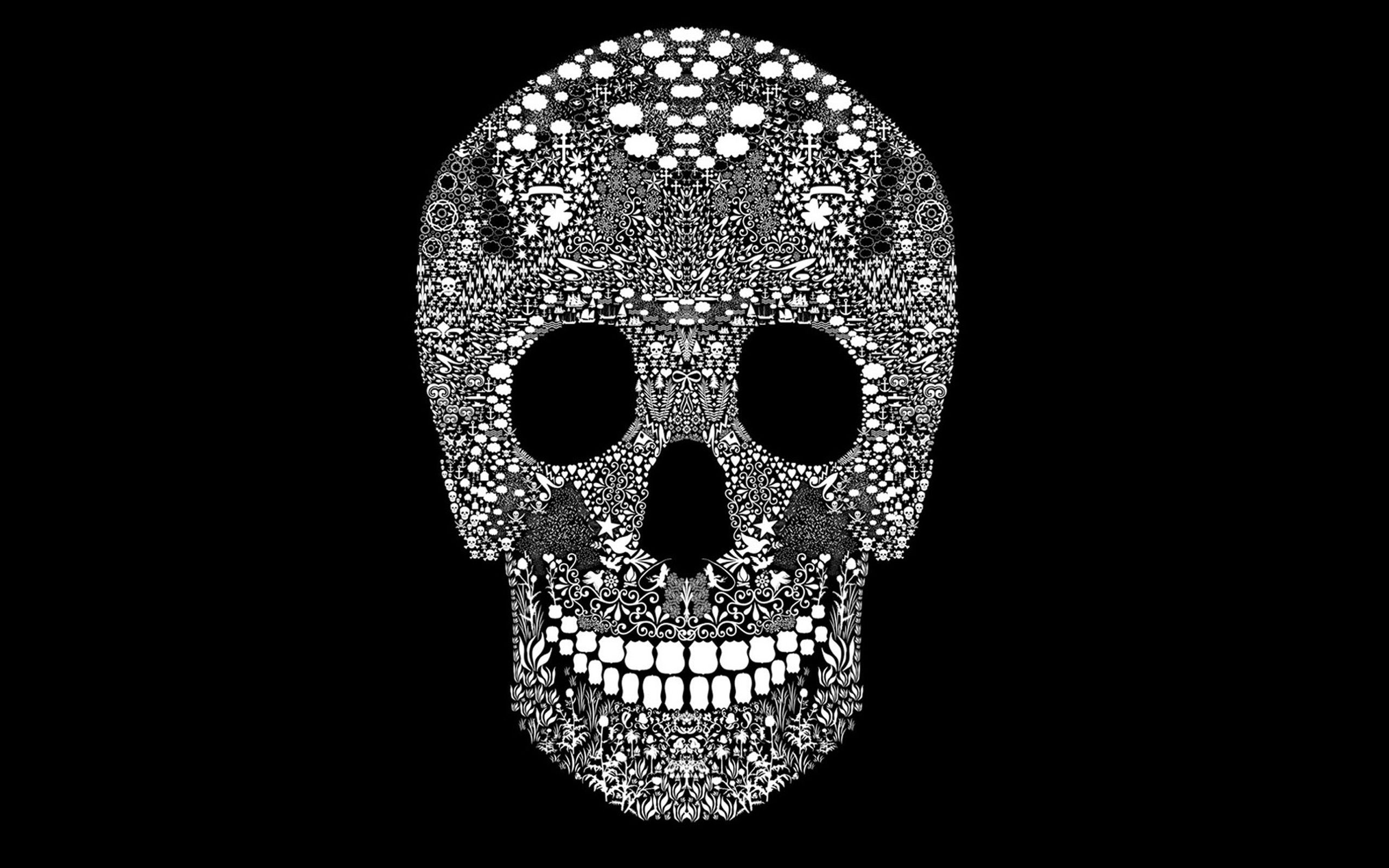 Skull Wallpaper For Iphone Group 
 Data-src /img/492180 - Black Sugar Skull Background - HD Wallpaper 