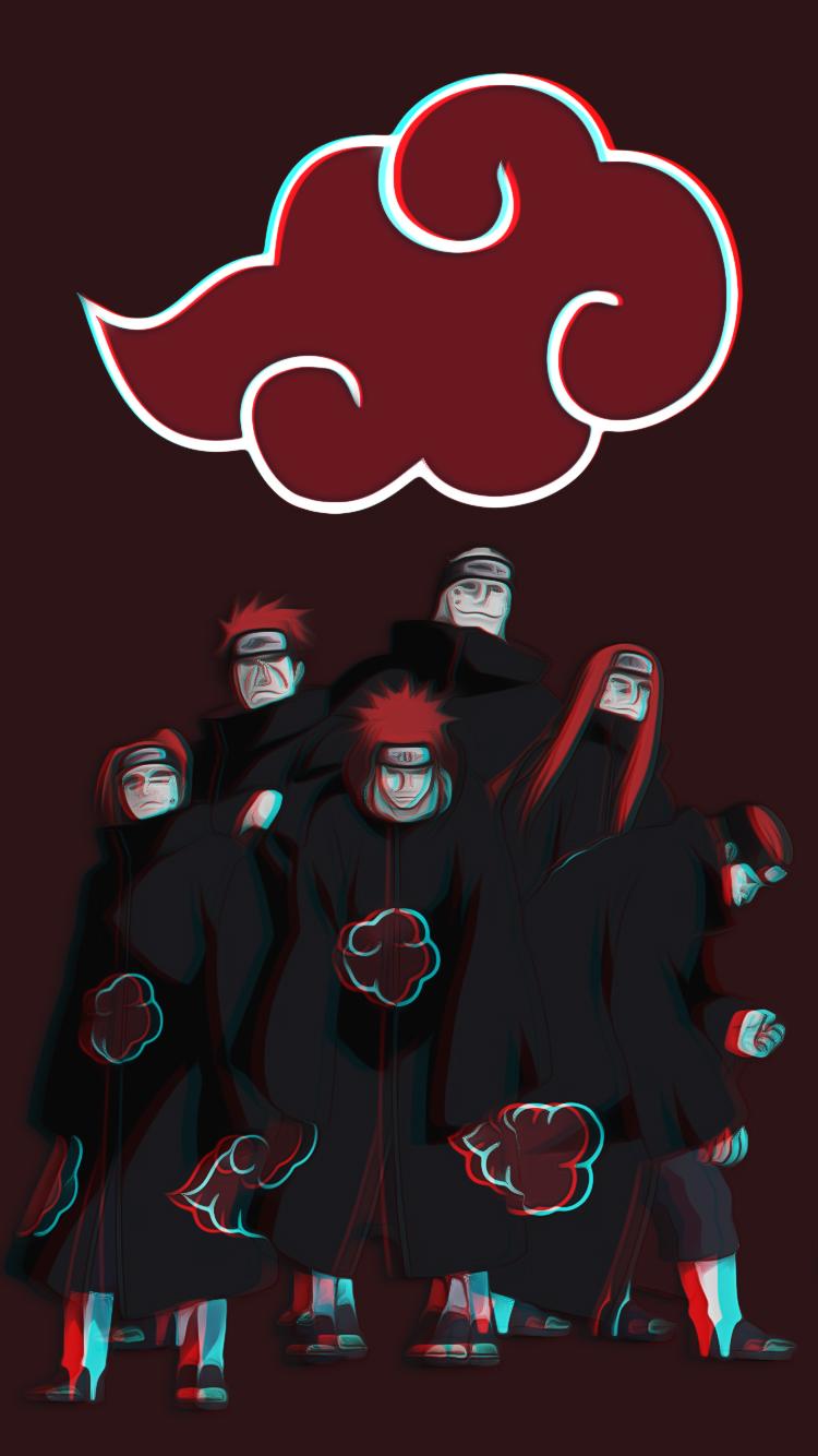 Naruto Akatsuki Wallpaper Iphone - HD Wallpaper 