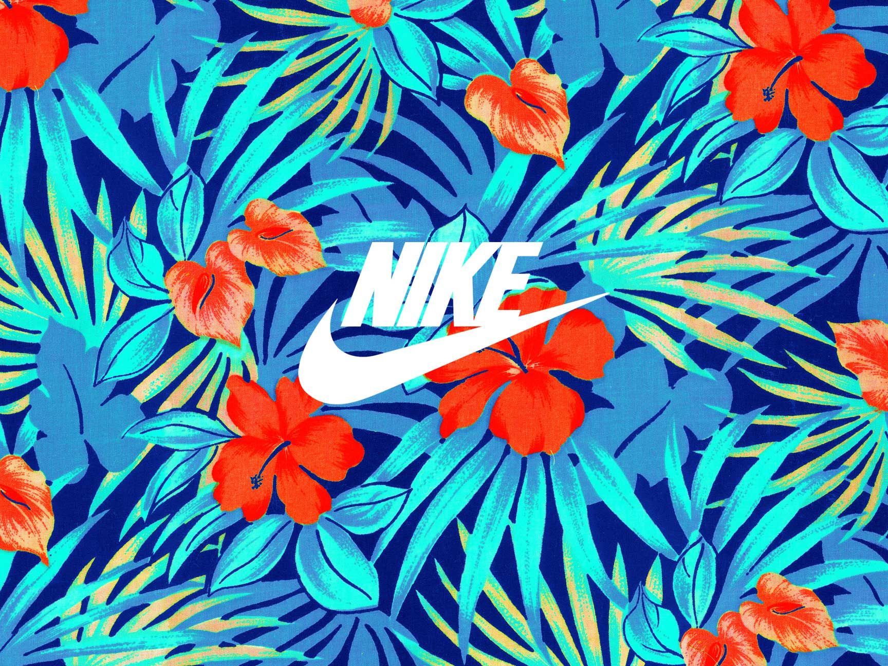 Download Full Hd 1080p Nike Wallpapers Hd - Nike Wallpaper Floral - HD Wallpaper 