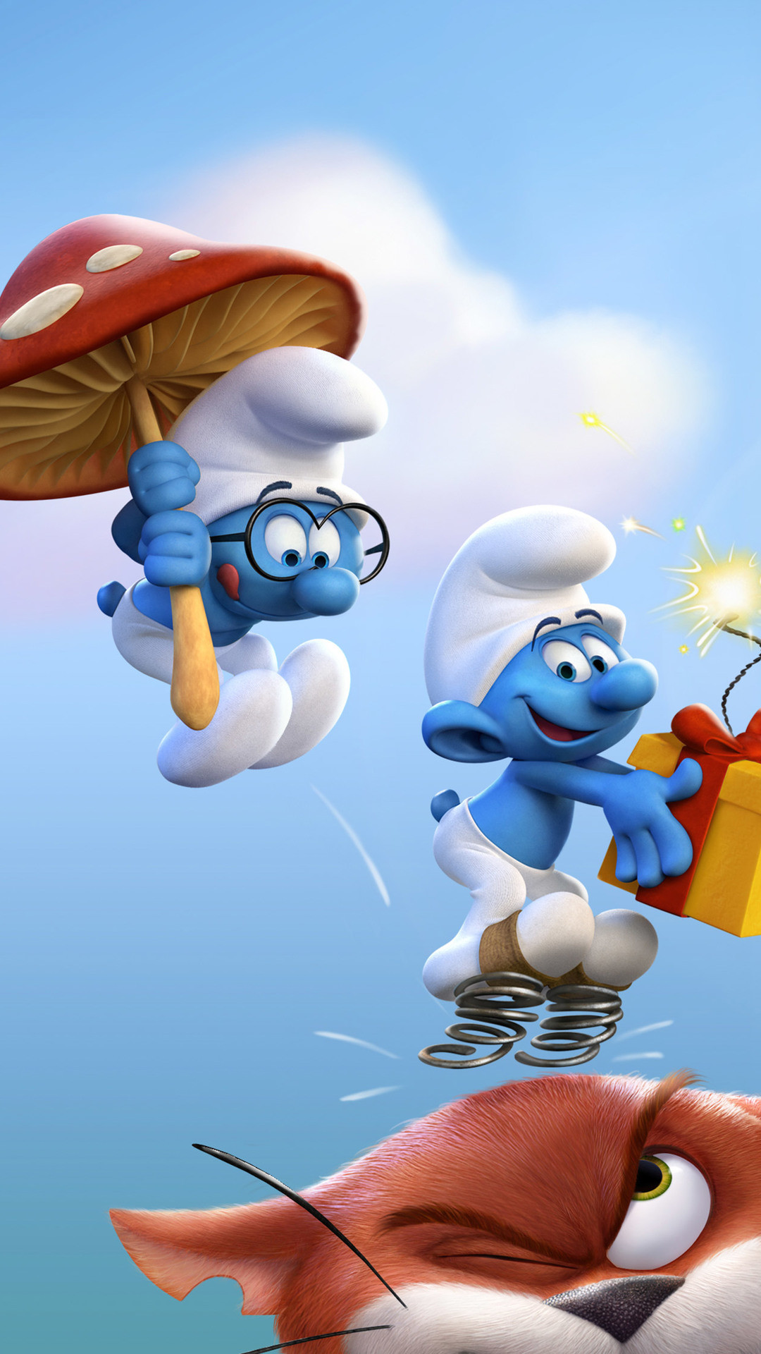 286 Smurfs The Lost Village Wallpapers, Smurfs Wallpapers, - Brainy Smurf - HD Wallpaper 