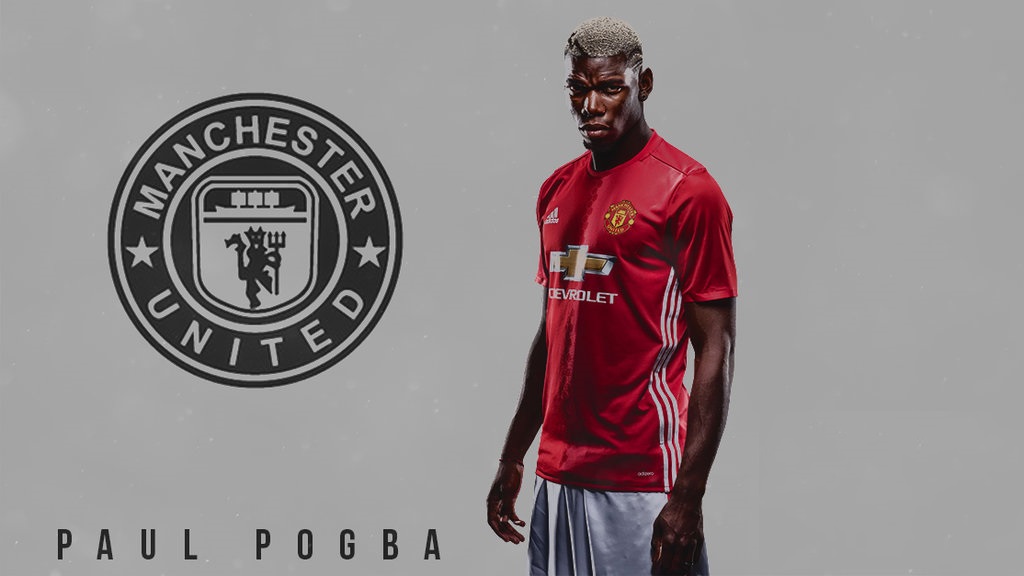 Paul Pogba Wallpapers Hd - Manchester United - HD Wallpaper 
