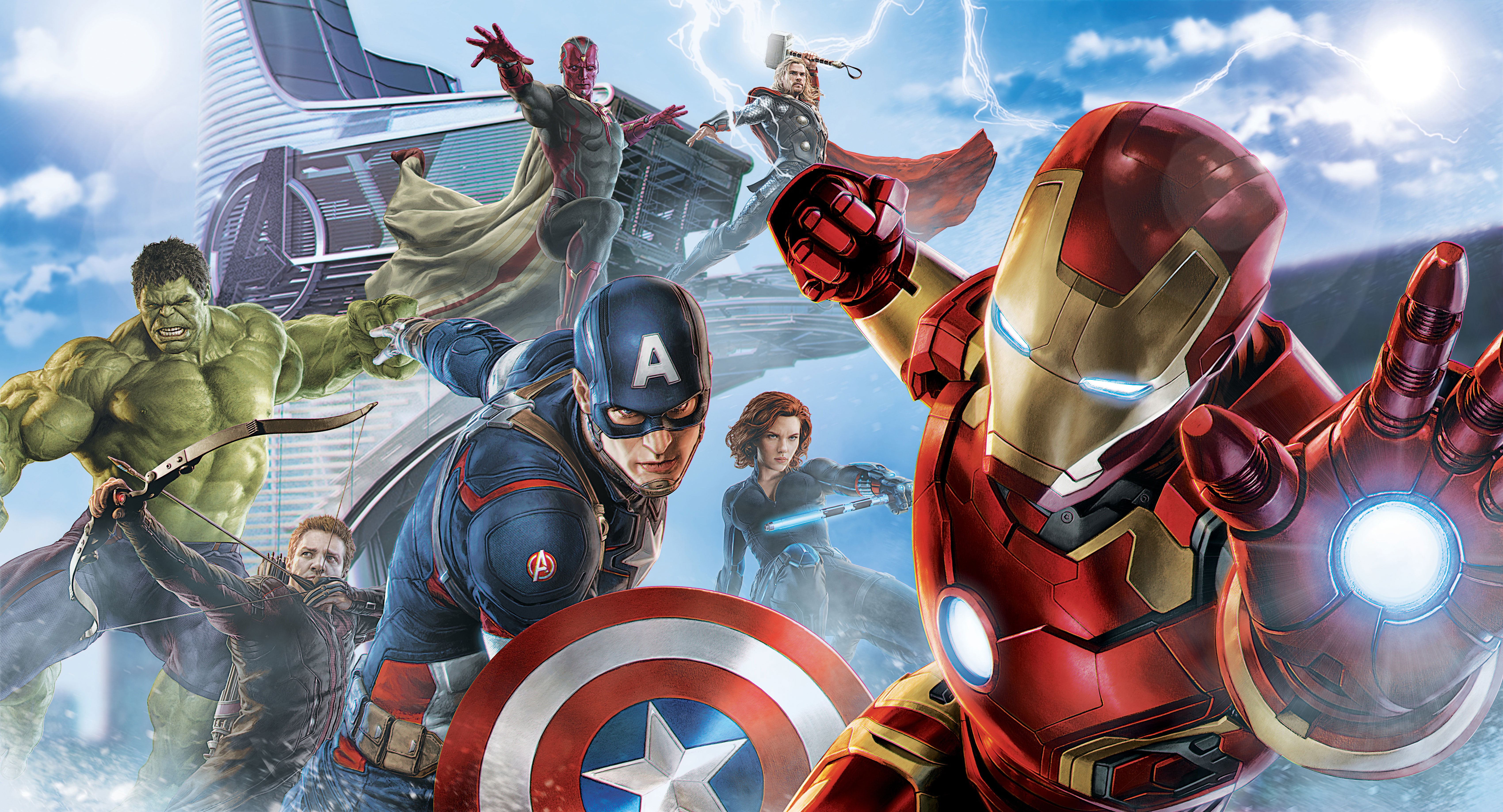Avengers Wallpaper 3d Hd - HD Wallpaper 