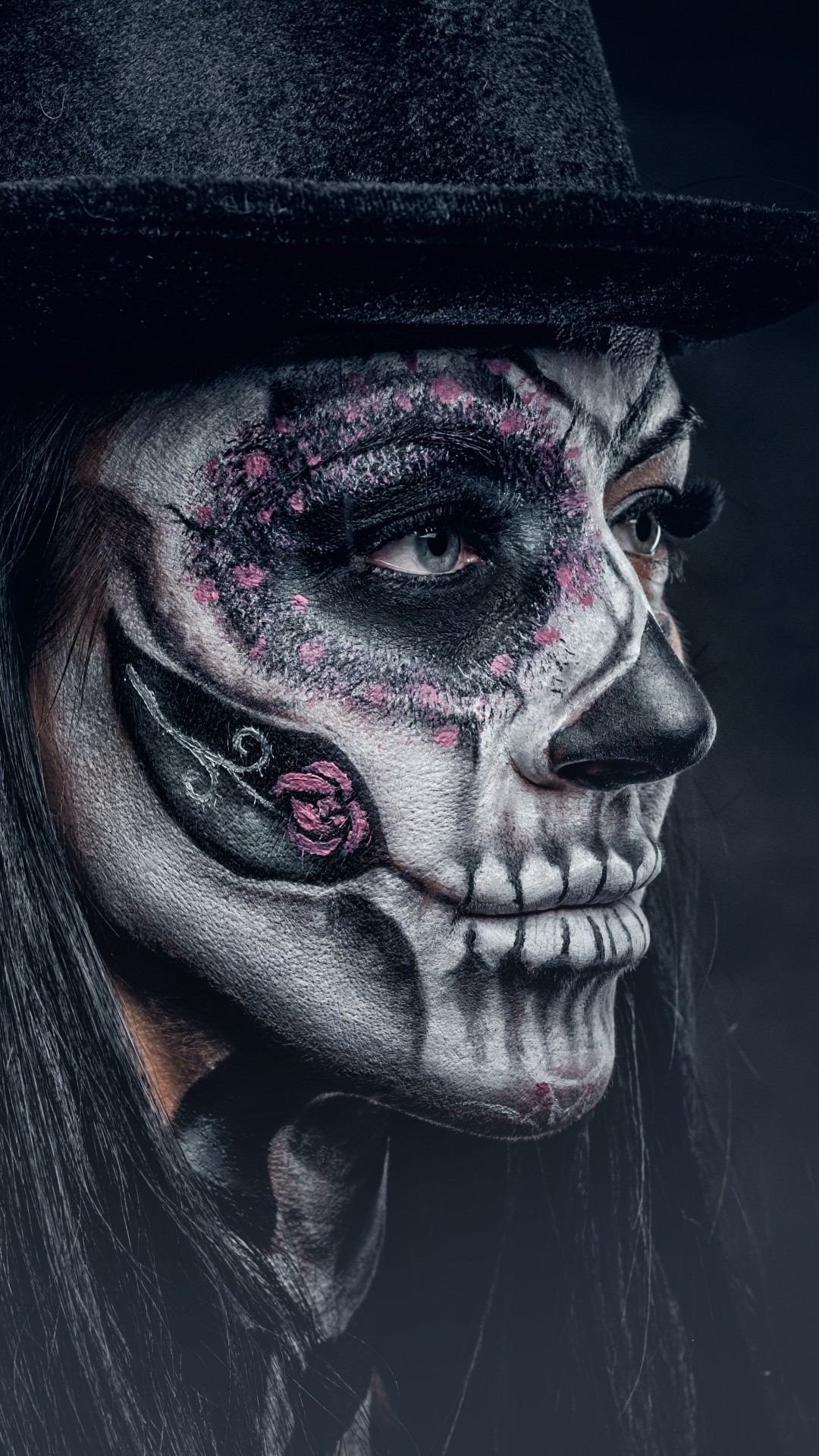 Wallpaper 693001 
 Data Src Sugar Skull Wallpaper For - Sugar Skull Girl Wallpaper Iphone - HD Wallpaper 