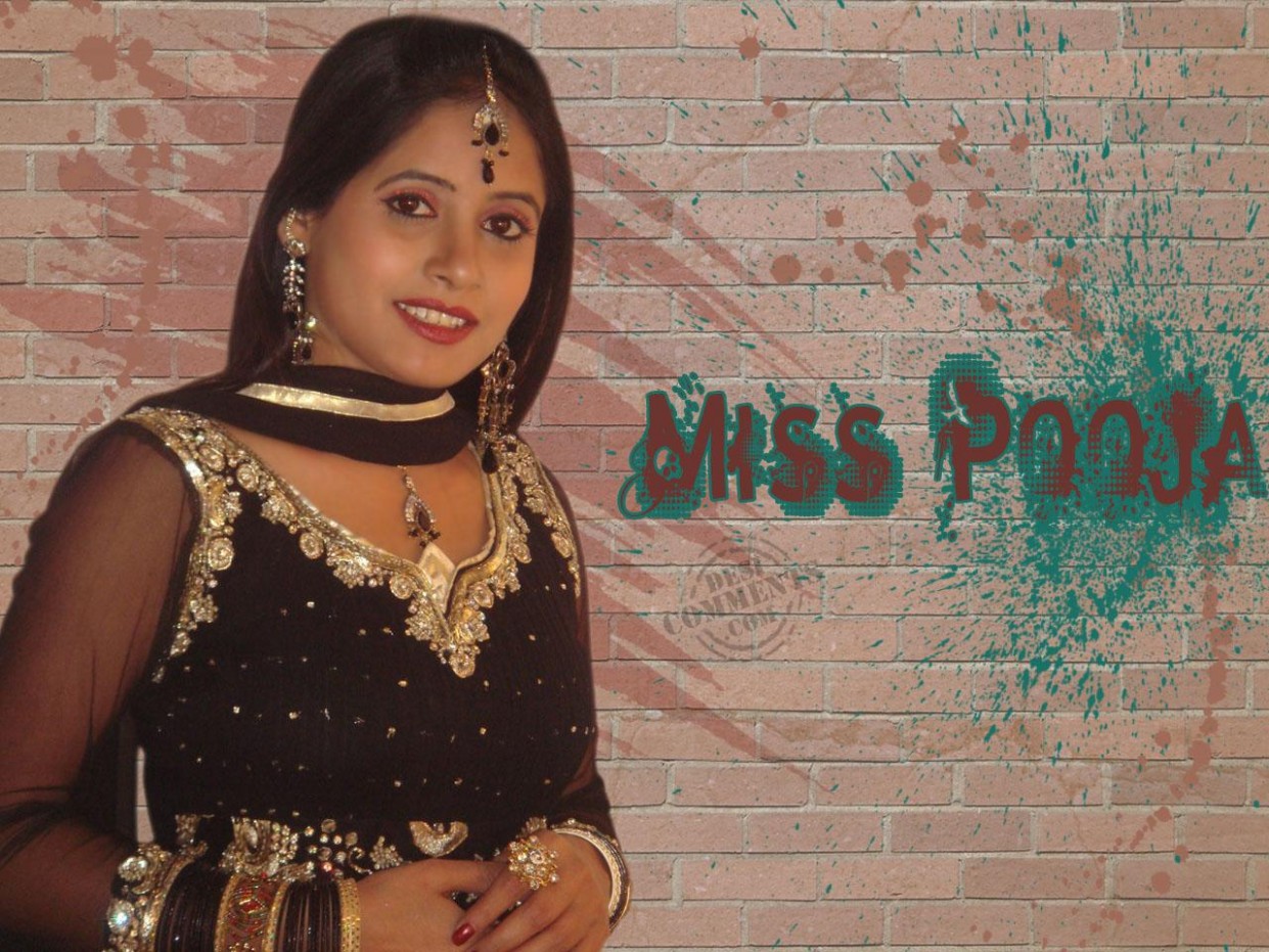 New Punjabi Wallpaper - Miss Pooja - HD Wallpaper 