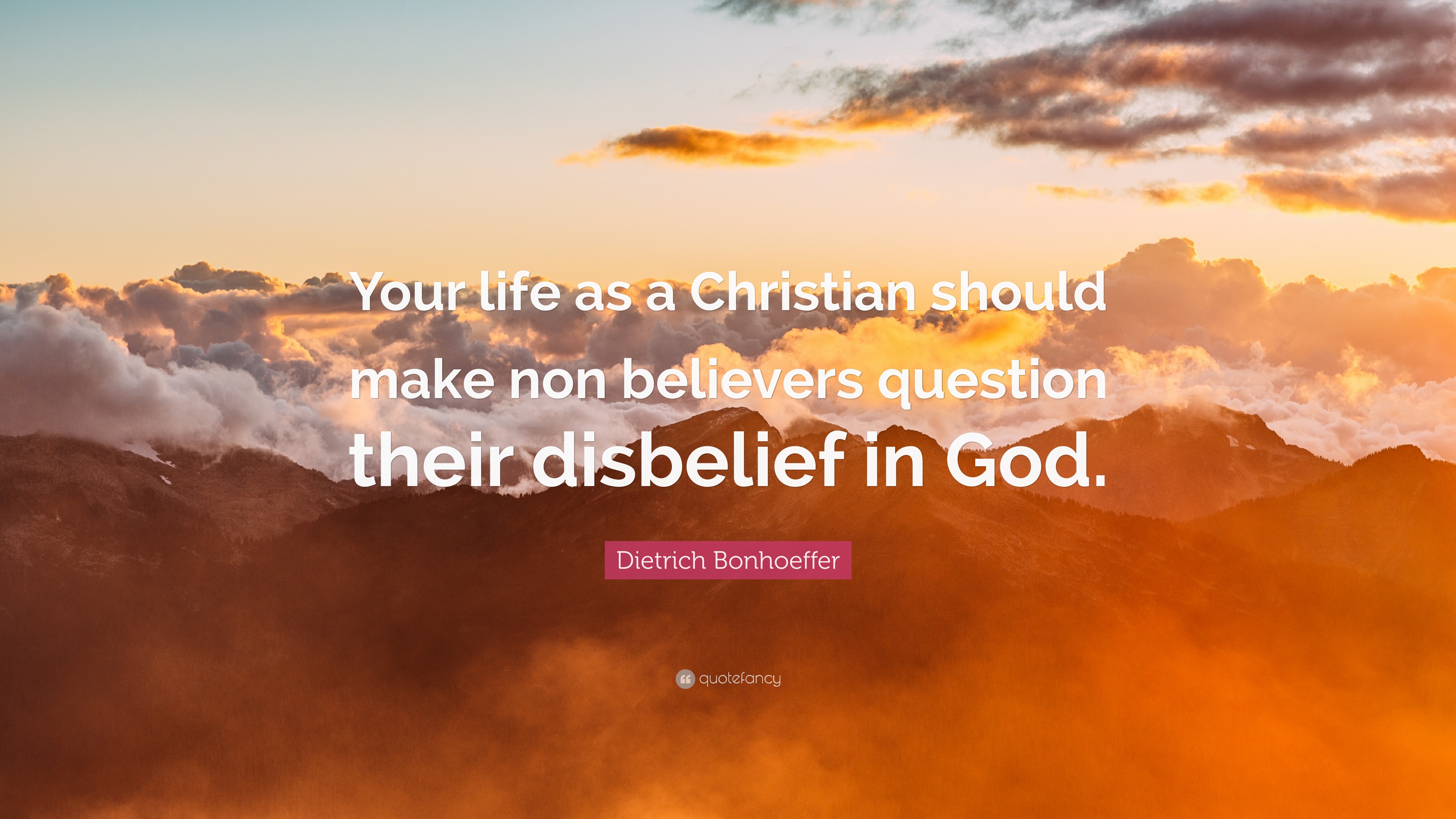 “your Life As A Christian Should Make Non Believers - Possible To Feel Nostalgia - HD Wallpaper 