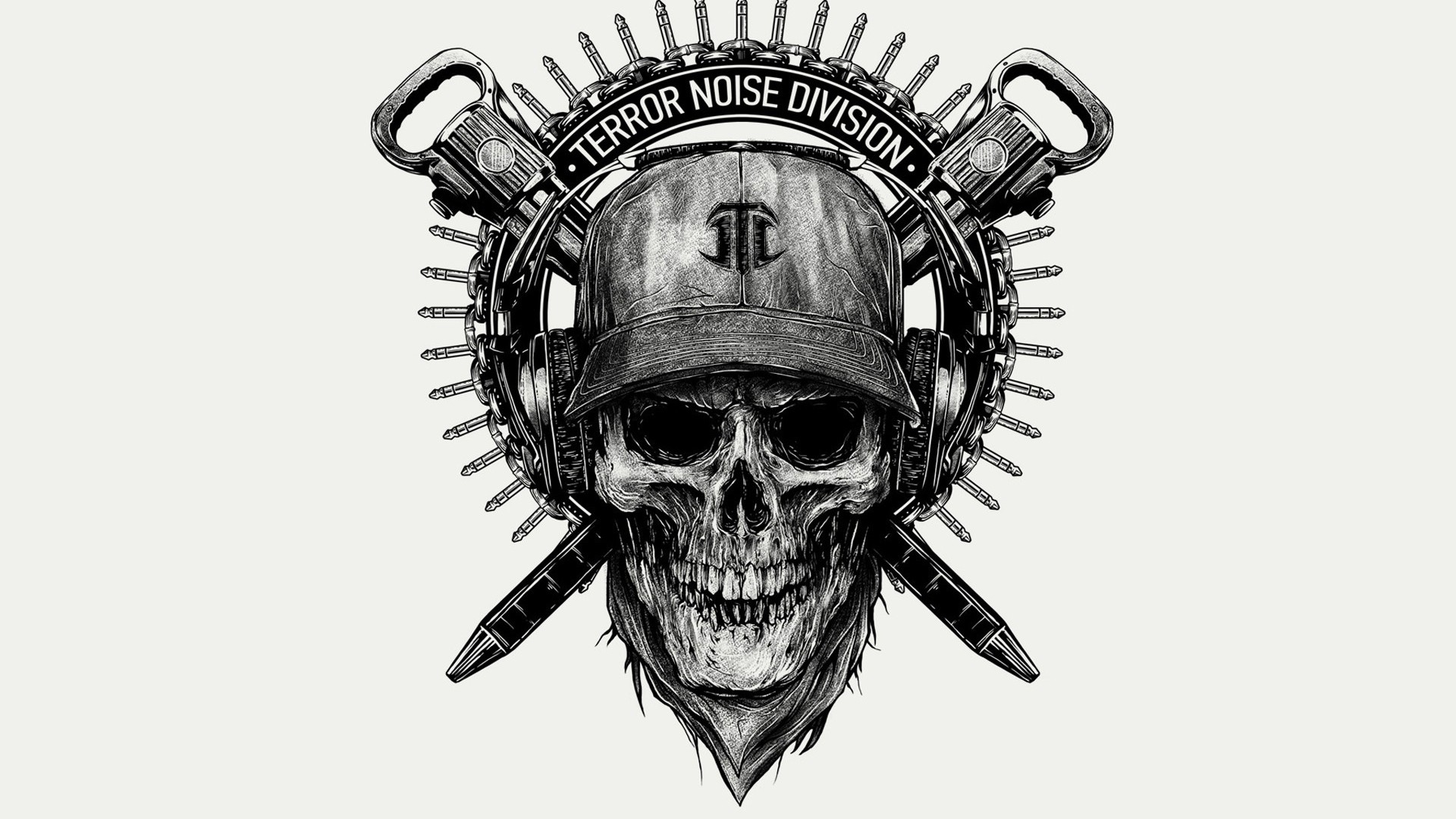 1920x1080, Skull Wallpapers On Wallpaper Hd 1920 X - Terror Noise Division Skulls - HD Wallpaper 