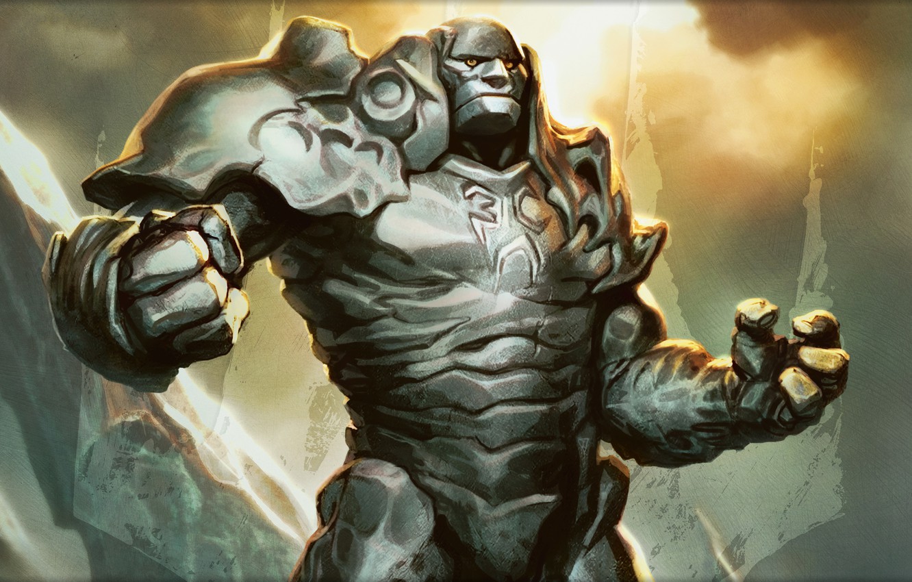 Magic The Gathering Artwork Wallpapers - Karn Silver Golem Art - HD Wallpaper 