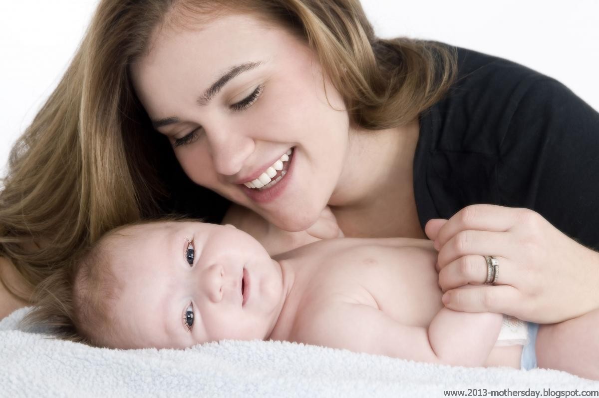 Cute Mother & Baby - HD Wallpaper 