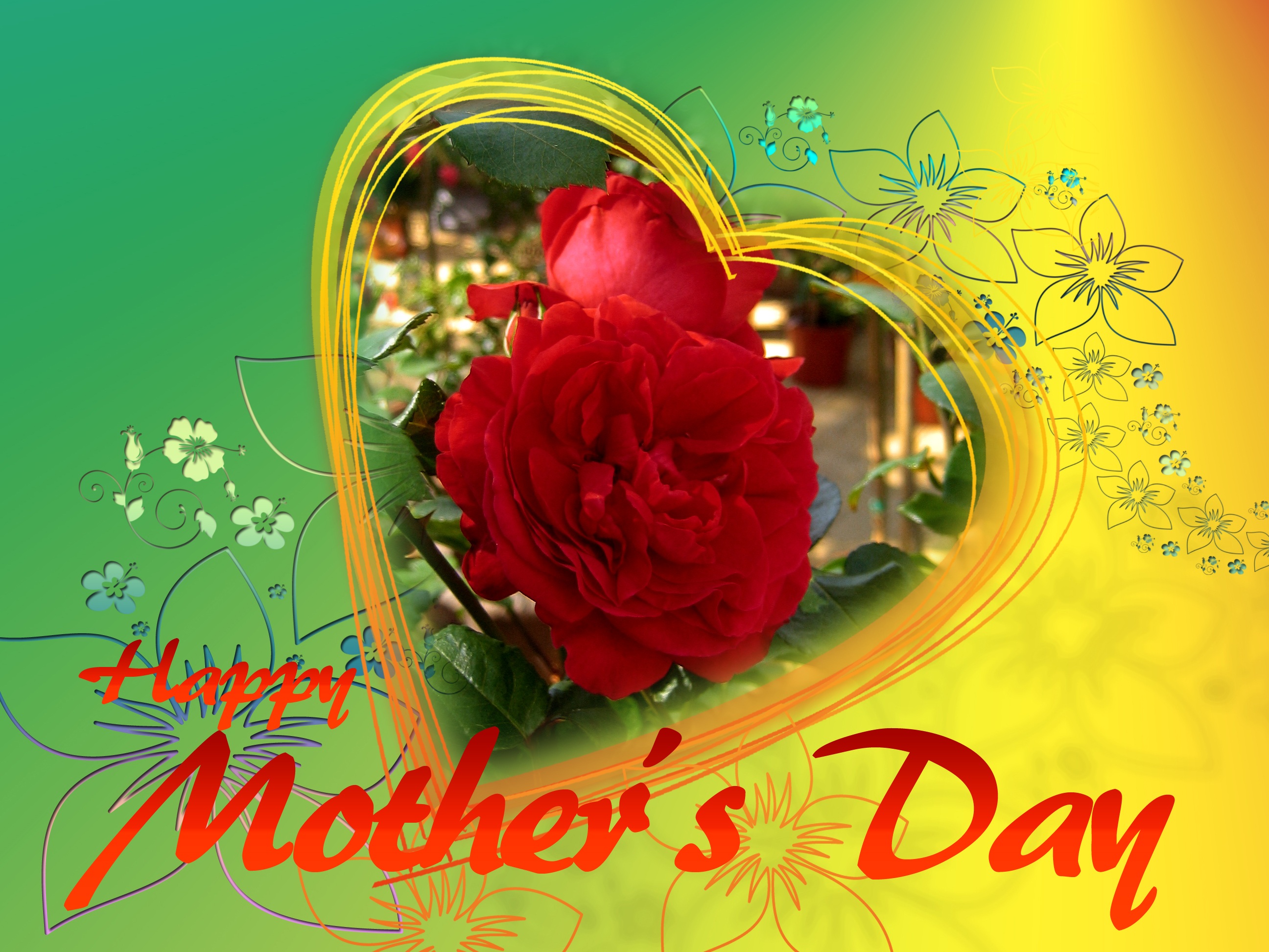 Happy Mother's Day Stylish Wallpaper Hd - HD Wallpaper 