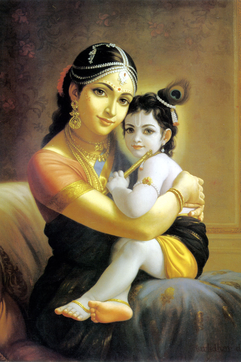 Krishna And Mother - Iskcon Yashoda Krishna - HD Wallpaper 