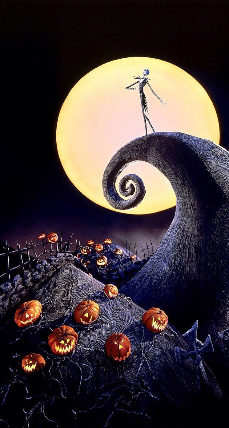 Nightmare Before Christmas Wallpaper Iphone - HD Wallpaper 