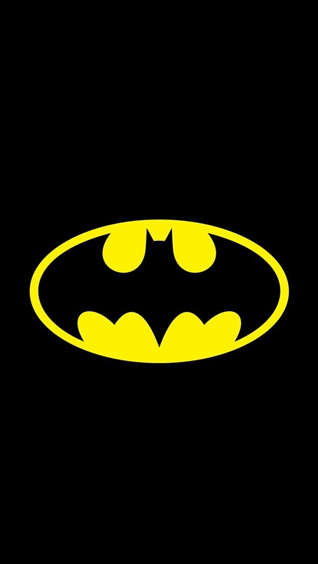 Batman Logo With Black Background - HD Wallpaper 