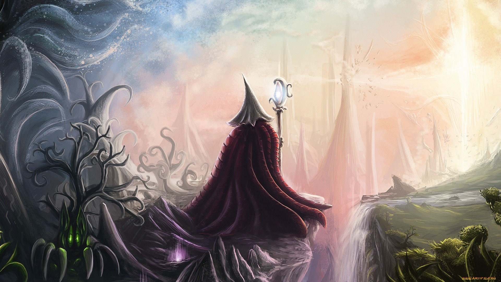 Mage Fantasy Plant Wizard - HD Wallpaper 