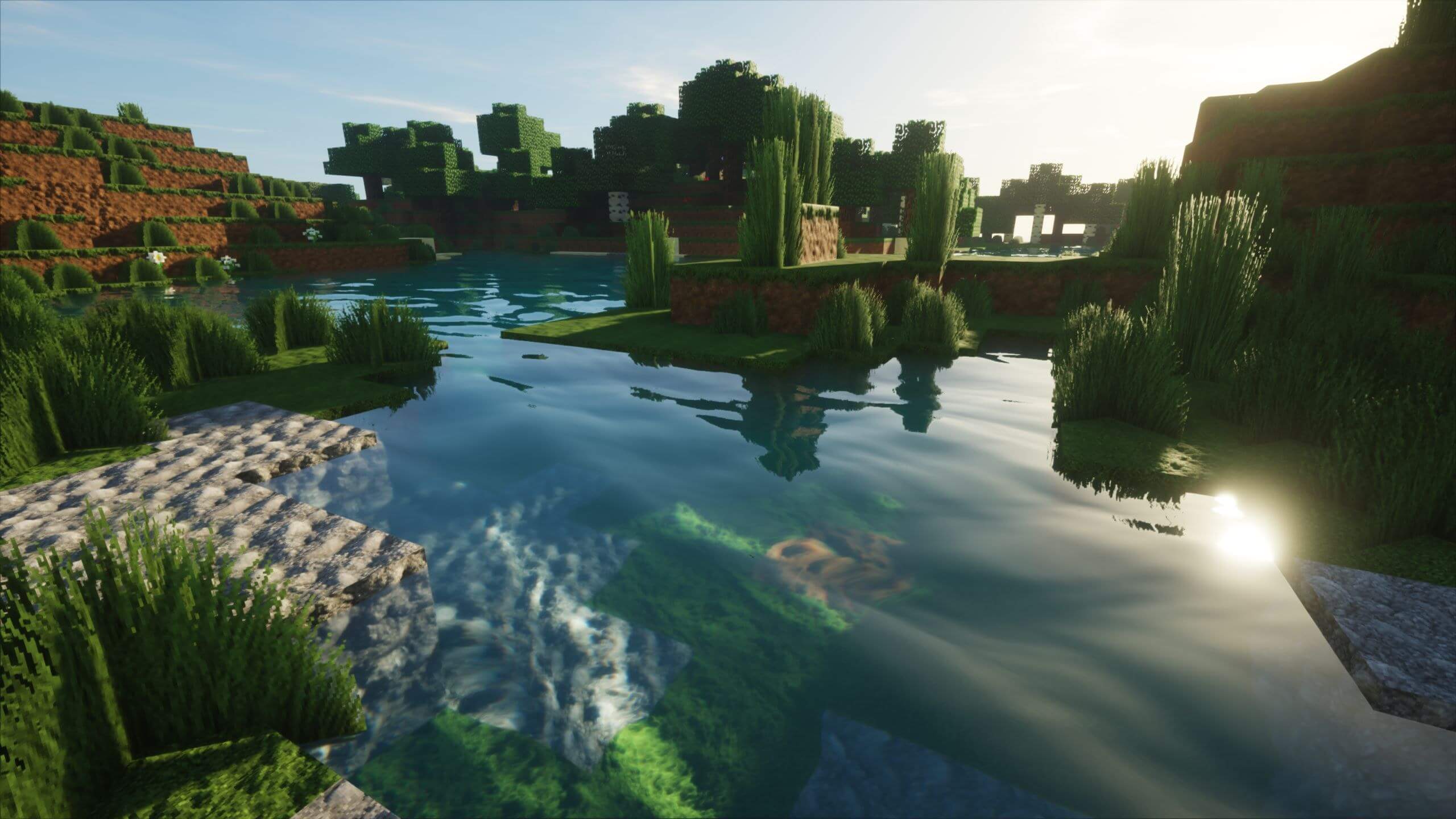 Minecraft Seus Shader - 2560x1440 Wallpaper 