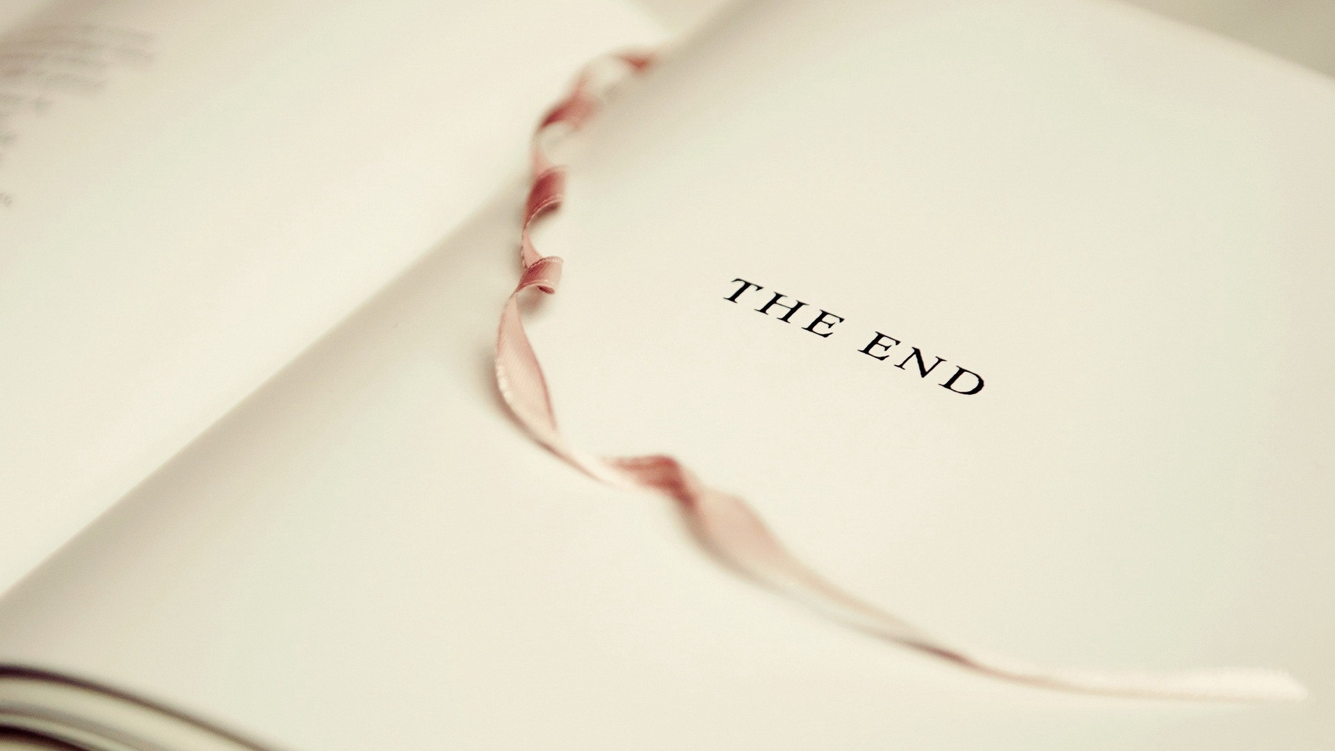 Wallpaper Book, Page, Tab, The End - End Of Story - HD Wallpaper 