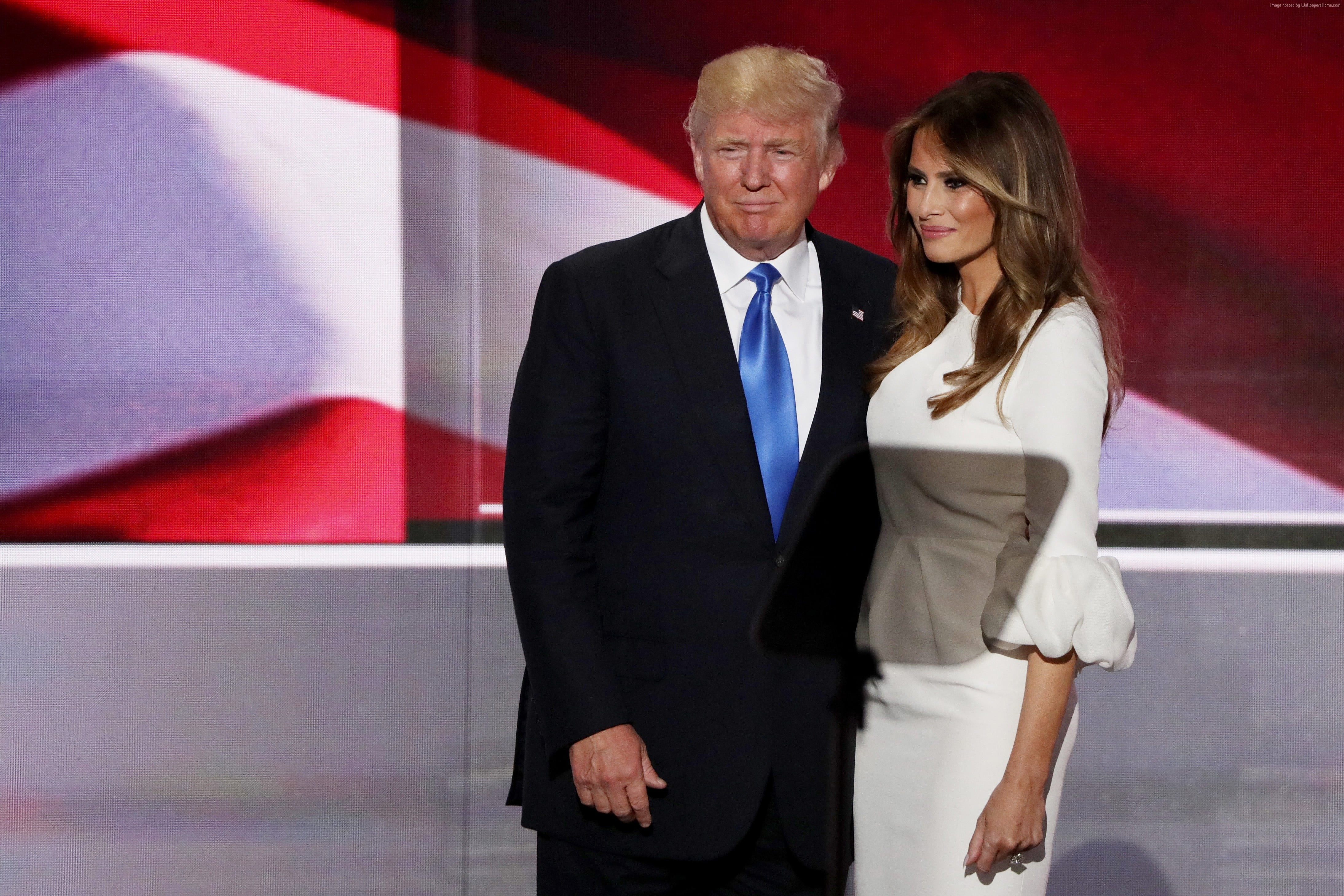 Donald Trump And First Lady - HD Wallpaper 