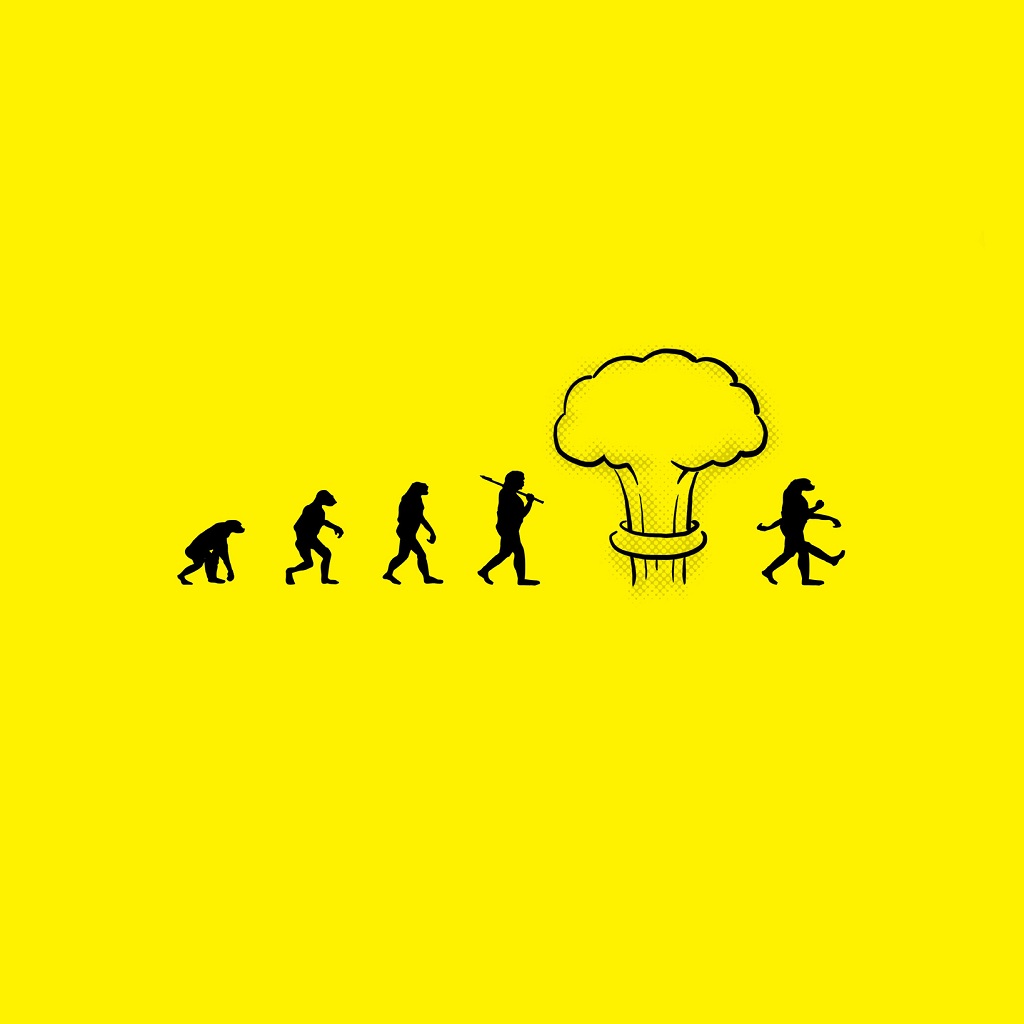 Cute And Funny Wallpapers Hd Wallpapers Pinterest Hd - Evolution Of Man -  1024x1024 Wallpaper 
