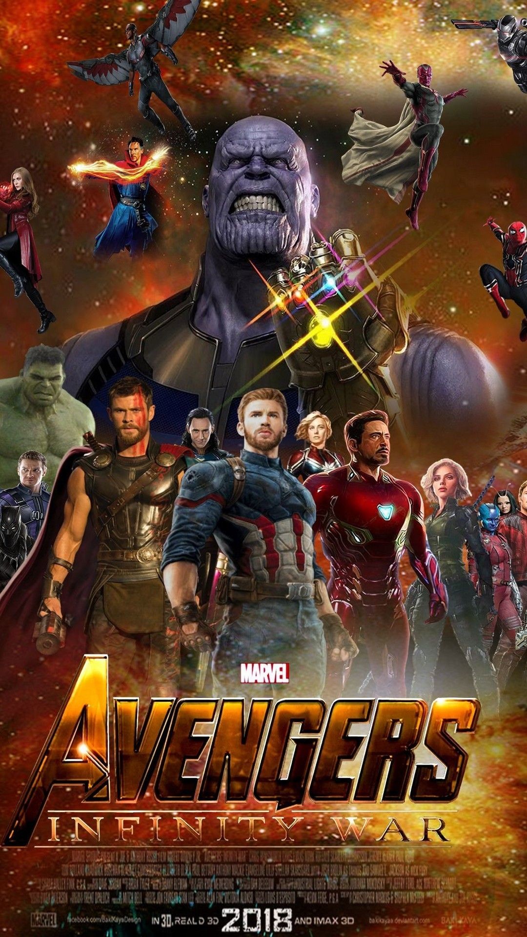 1080x1920, Iphone 7 Wallpaper Avengers Infinity War - Avengers Infinity War 3d - HD Wallpaper 