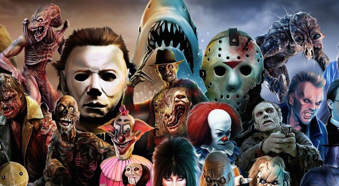 Horror Movie Wallpaper - Horror Movie Collage - HD Wallpaper 