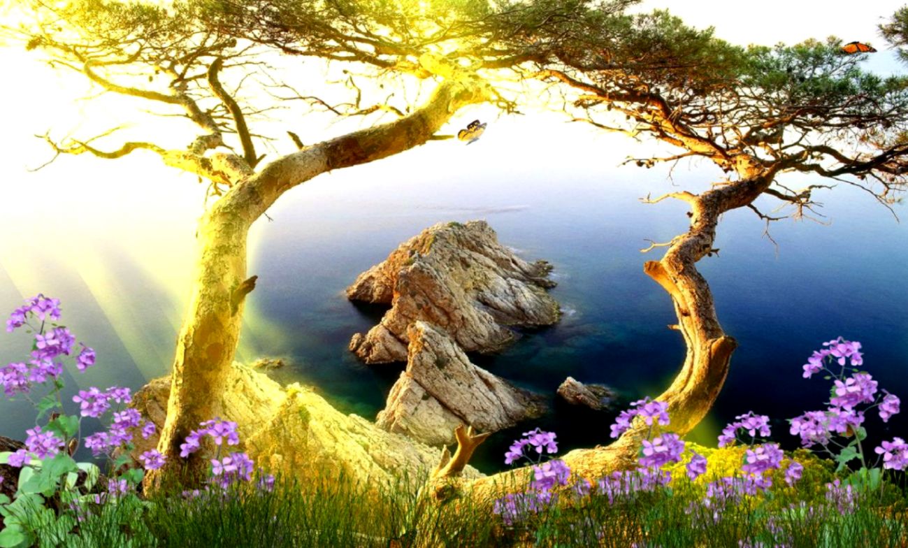 Download Beautiful Landscape Screensaver - Beautiful 3gp Wallpaper Download - HD Wallpaper 