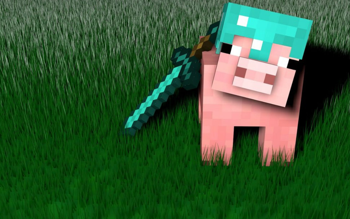 Joshua S Pig Icon Minecraft Pig 1131x707 Wallpaper Teahub Io