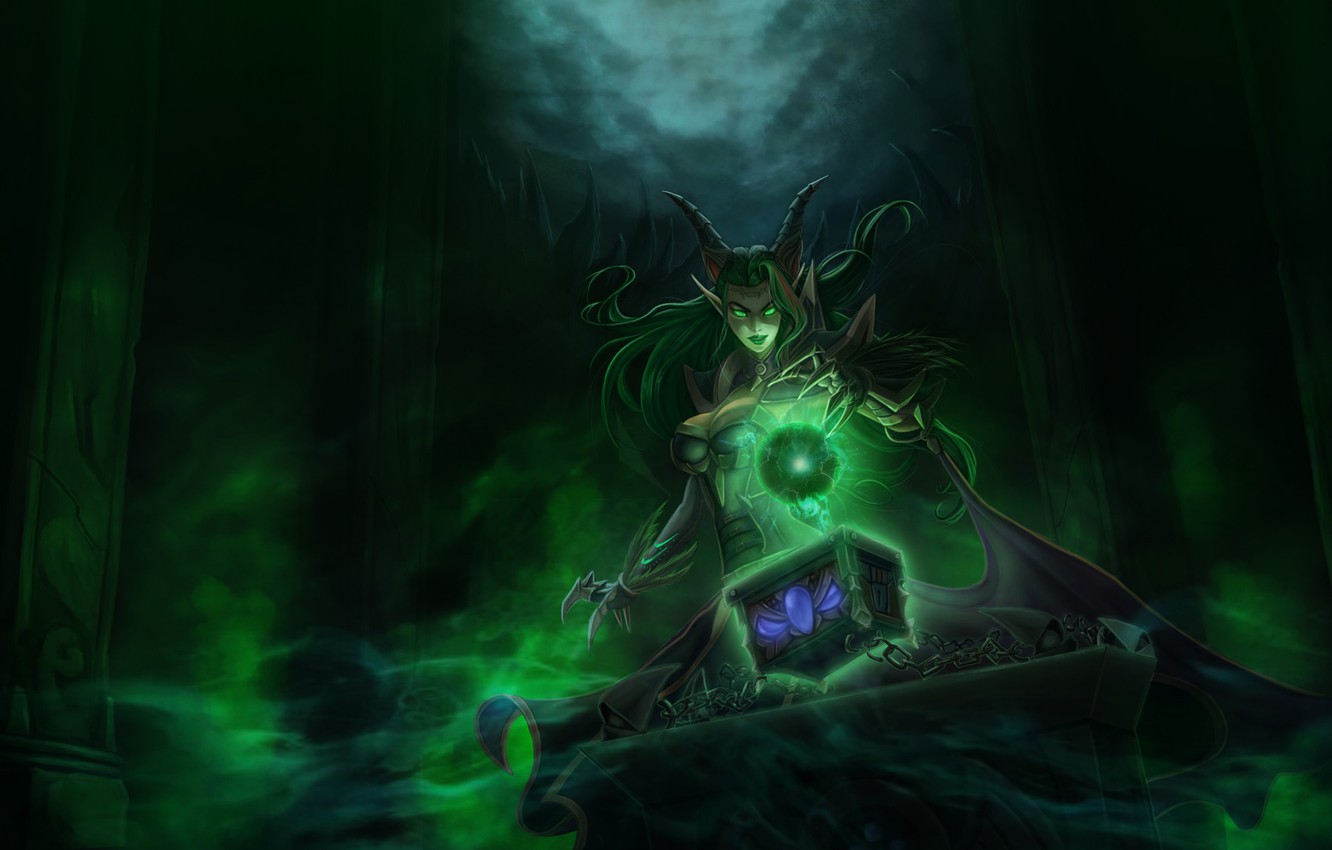 Photo Wallpaper Girl, Fog, Girl, Ball, Sorceress, Magic, - Pc Game - HD Wallpaper 