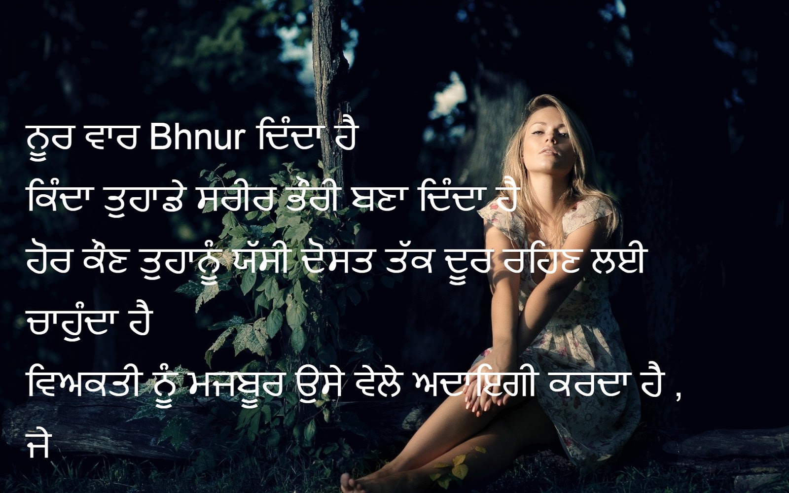 Punjabi Love Shayari New - HD Wallpaper 