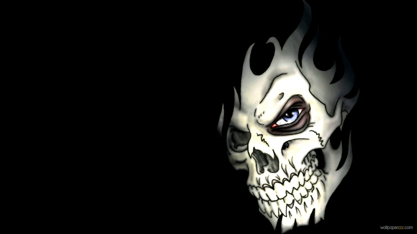 Skull Wallpaper For Kindle - Bone Man Ghost - HD Wallpaper 