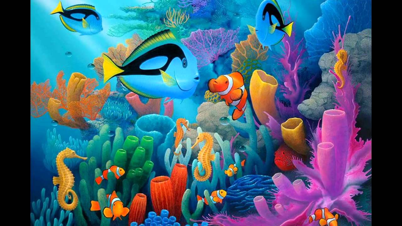 Under The Sea Landscape - HD Wallpaper 