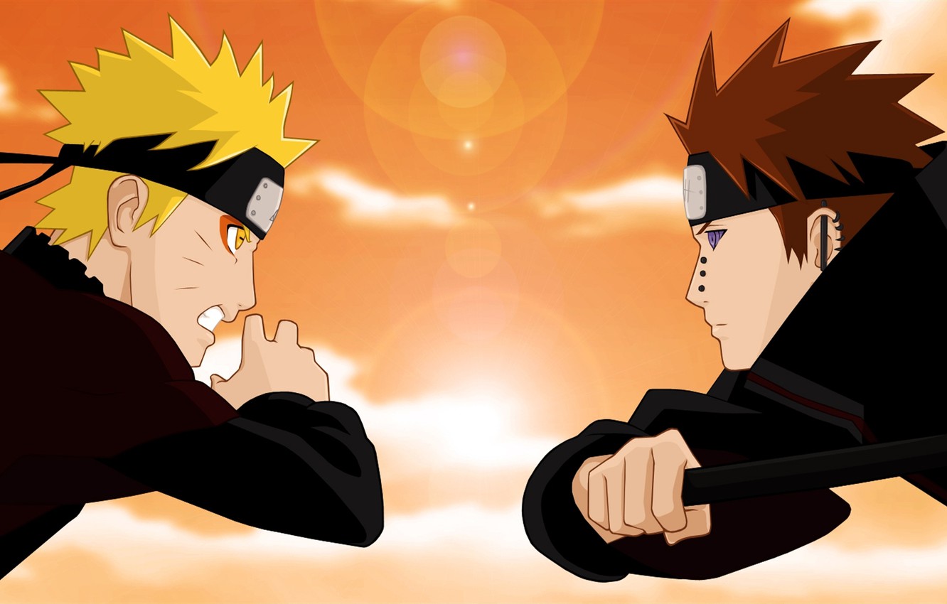 Photo Wallpaper Anime, Naruto, Pain - Imagens Naruto Vs Pain - HD Wallpaper 