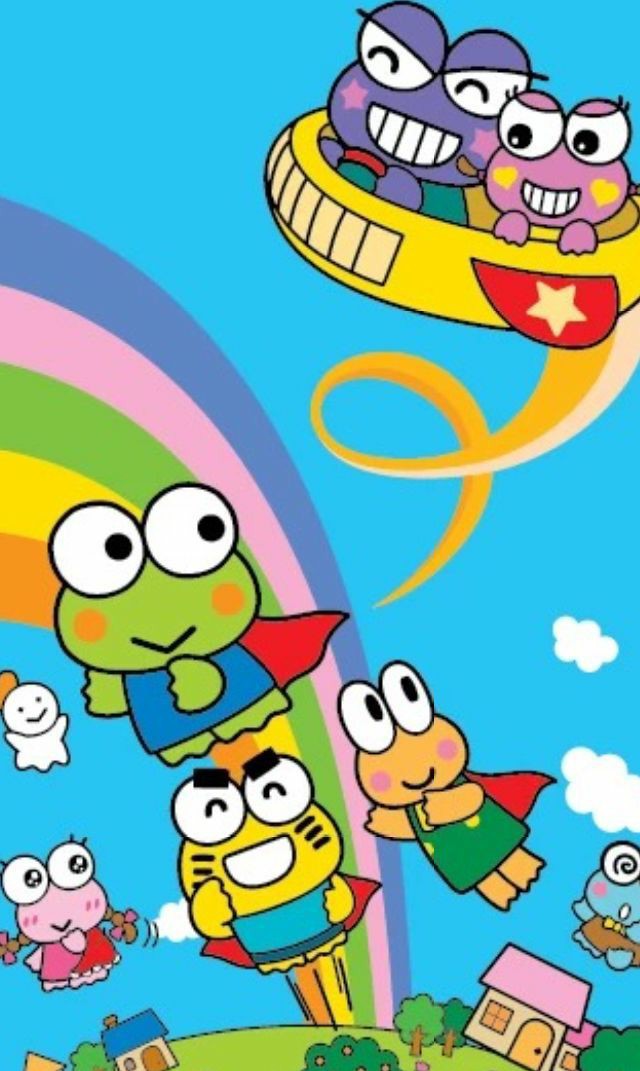 Keroppi, Wallpaper, And Fondo Image - Sapito De Hello Kitty - HD Wallpaper 