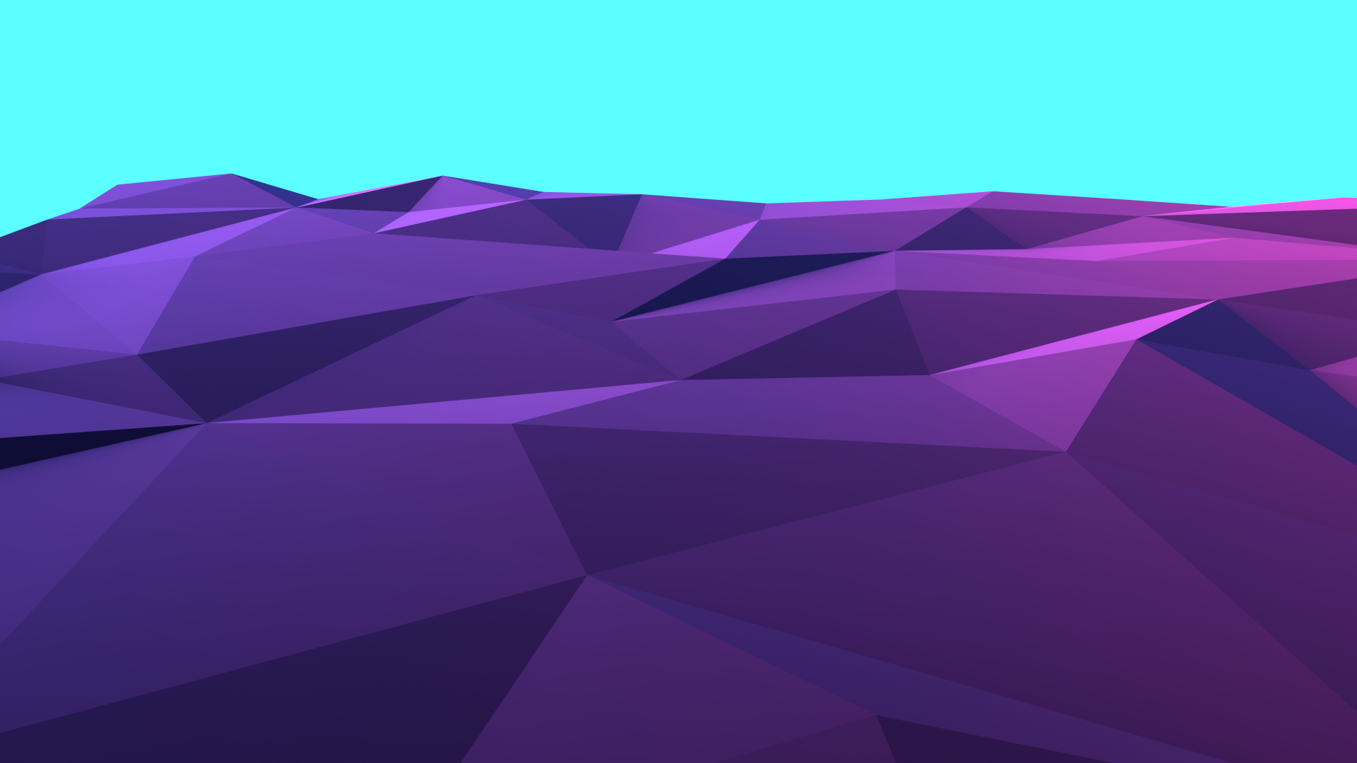 Low Poly Purple - HD Wallpaper 