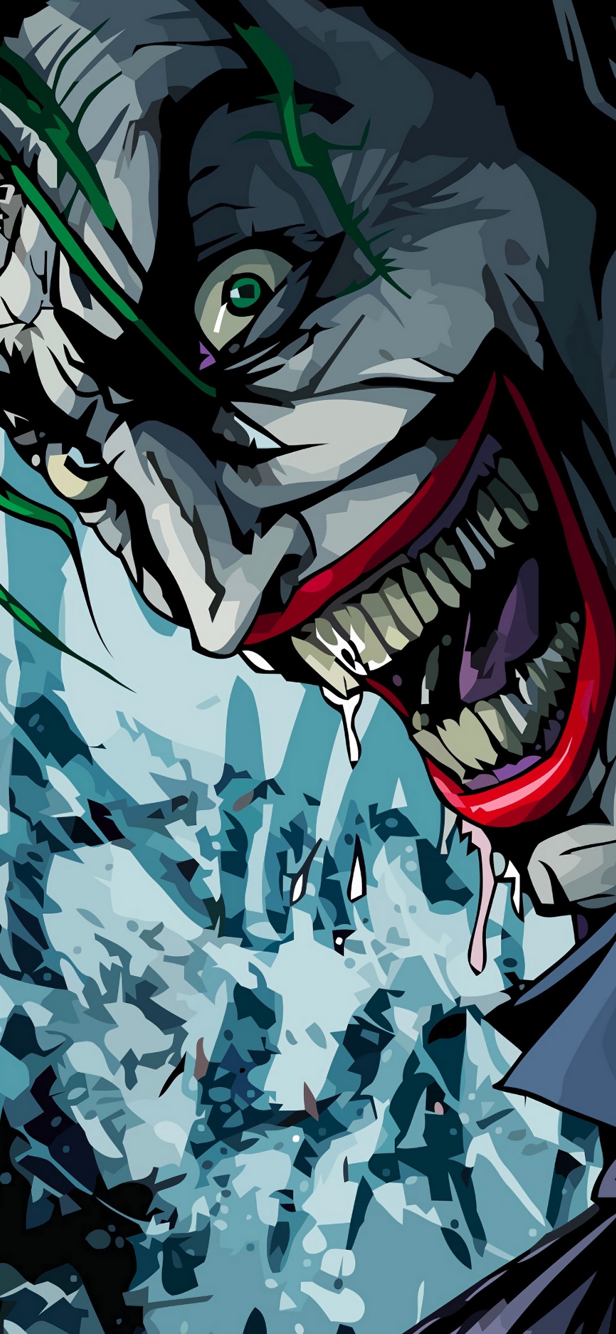 Joker, Laughing, 4k, - Iphone Fond Ecran Hd - HD Wallpaper 
