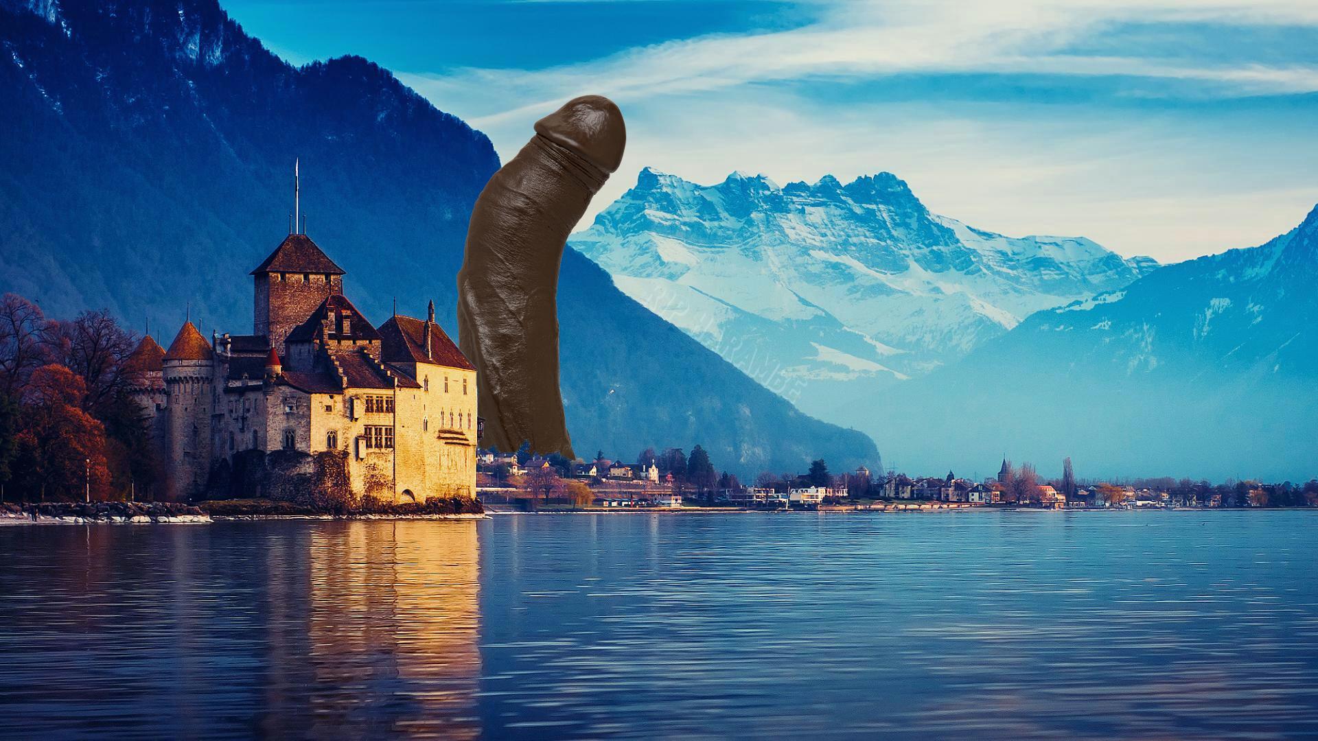 Peaceful Lakefront [] Offensive Wallpaper - James Bond Switzerland Locations - HD Wallpaper 