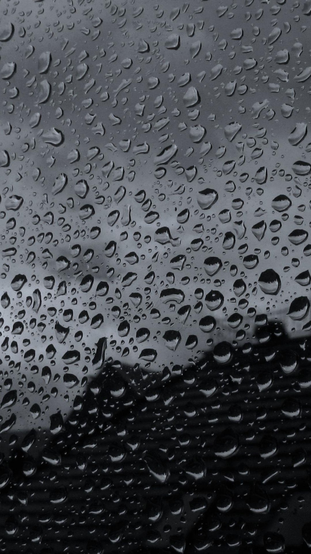 Drops On Glass Black And White Android Wallpaper Free - Phone Wallpapers Black And White - HD Wallpaper 