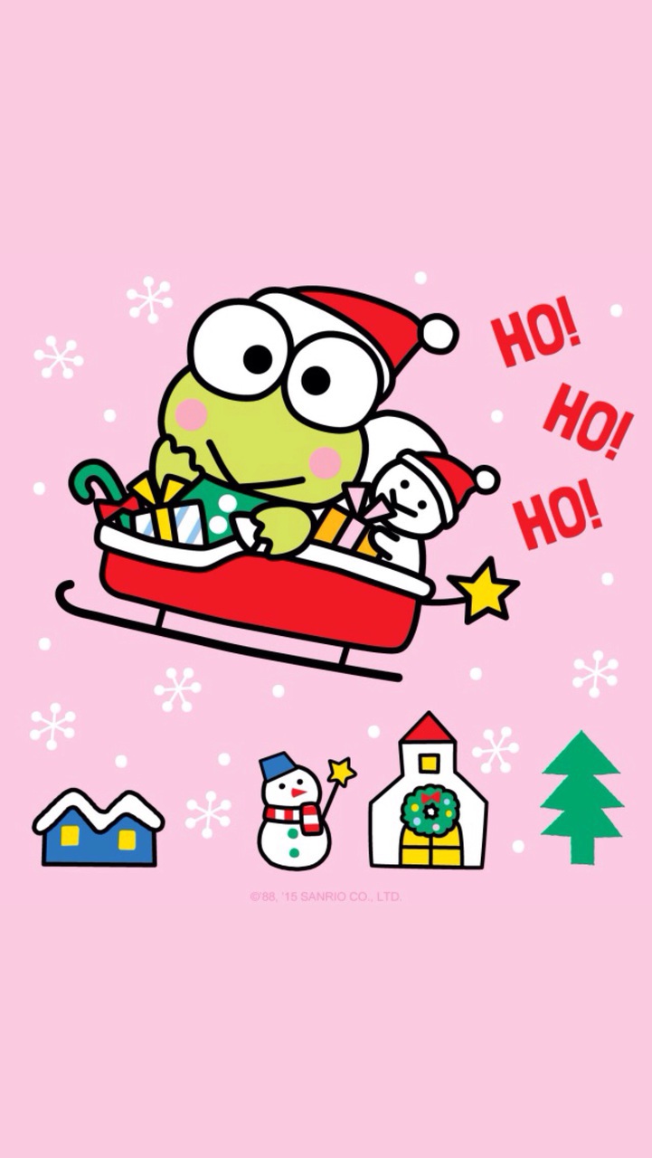 Keroppi And Sanrio Image - Keroppi Christmas - HD Wallpaper 