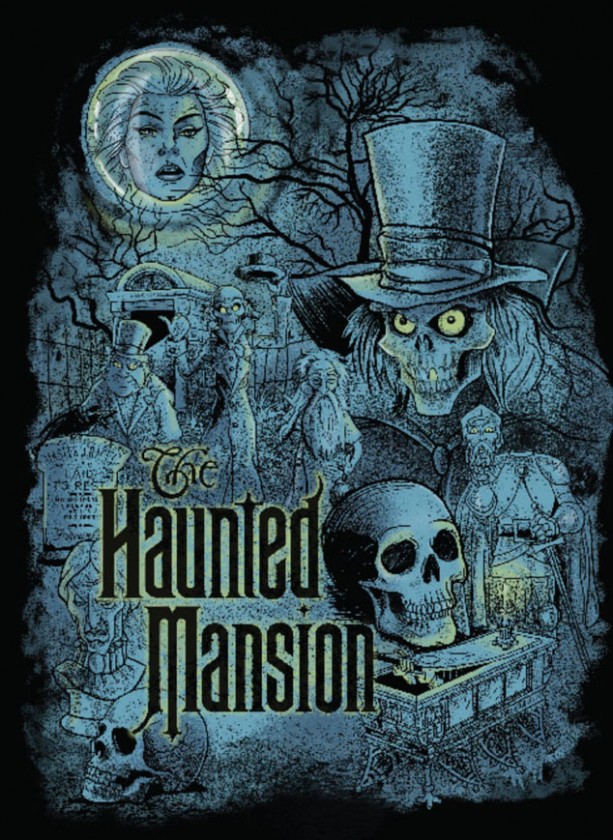 Disney Parks Announces New 45th Anniversary Haunted - Disney Haunted Mansion Poster Print - HD Wallpaper 