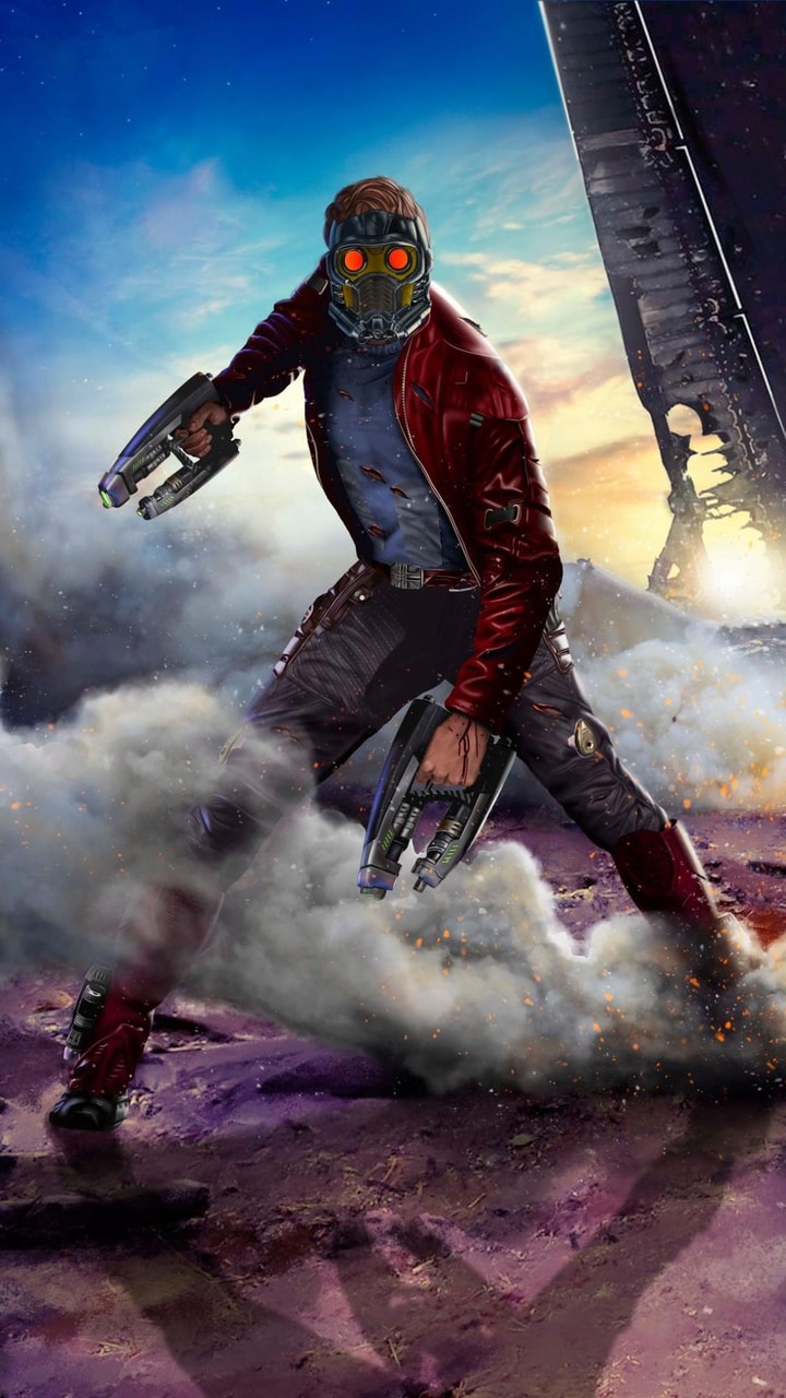Starlord And Marvel Image - Star Lord Wallpaper Iphone - HD Wallpaper 