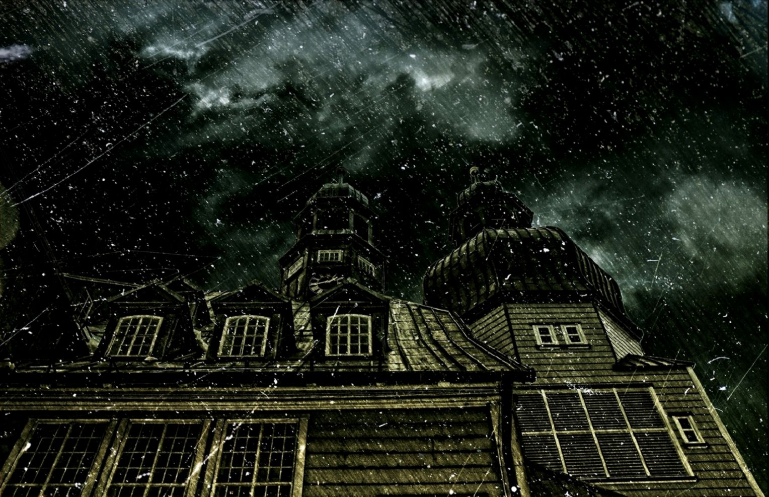 Haunted Wallpaper And Background Image Id315869 - Haunted Scary House - HD Wallpaper 