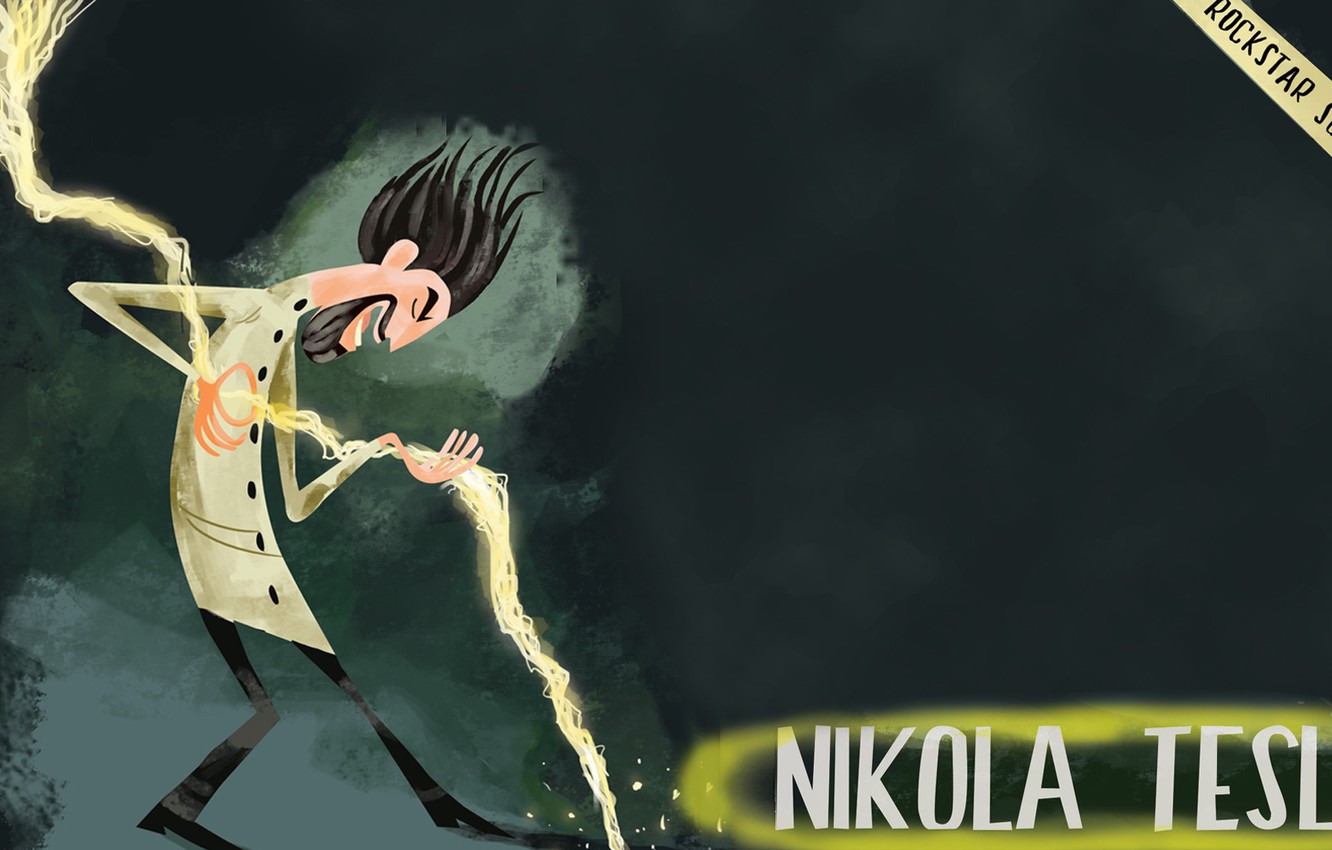 Photo Wallpaper Tesla, Rockstar, Scientist, Nikola - Cloudy With A Chance Of Meatballs Nikola Tesla - HD Wallpaper 
