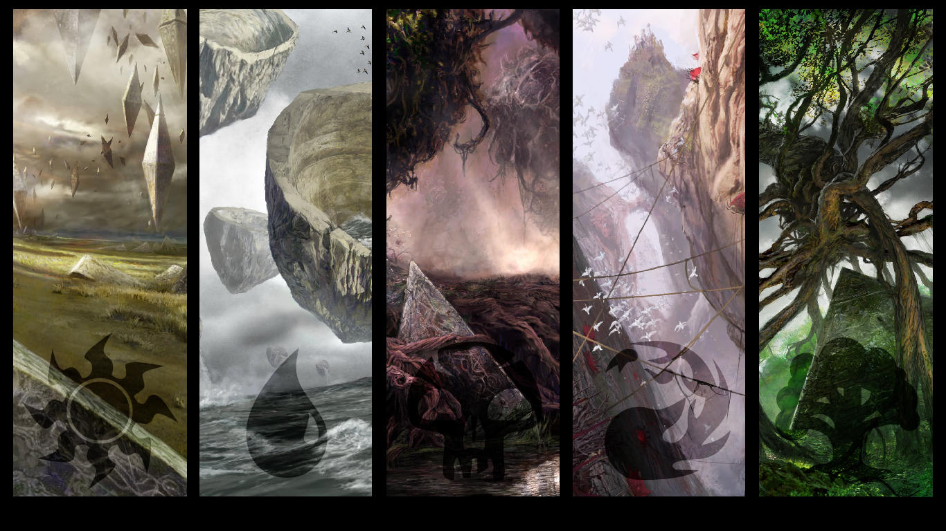 Zendikar Lands Mtg Wallpaper Lands 1366x768 Wallpaper Teahub Io