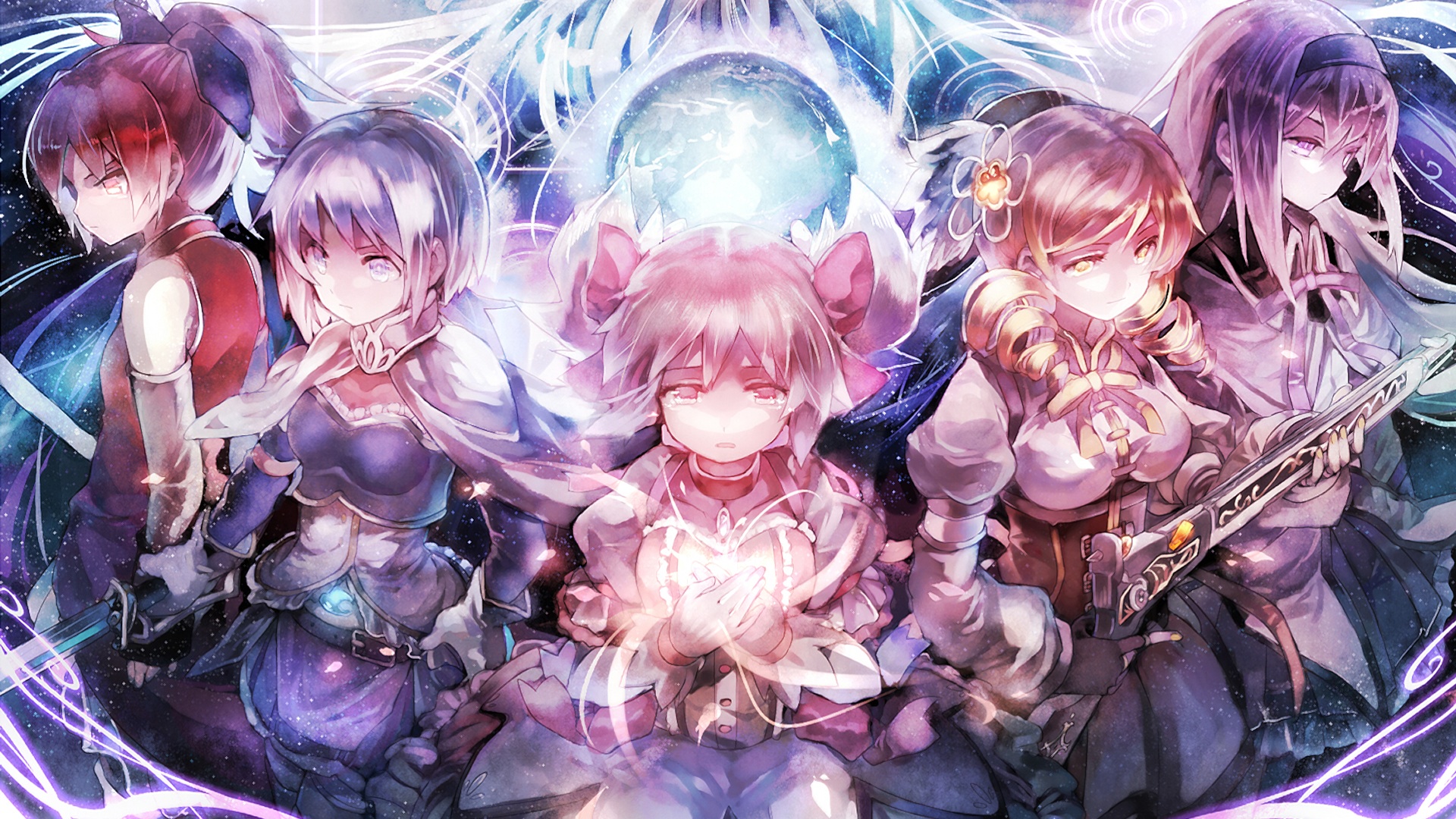 Puella Magi Madoka Magica Fanart - HD Wallpaper 