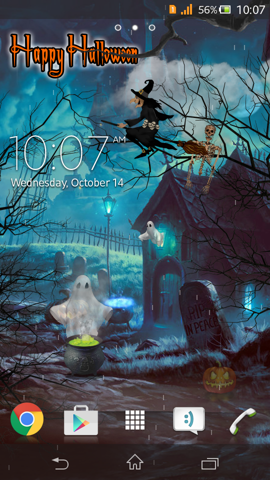 Android Wallpaper Halloween - HD Wallpaper 