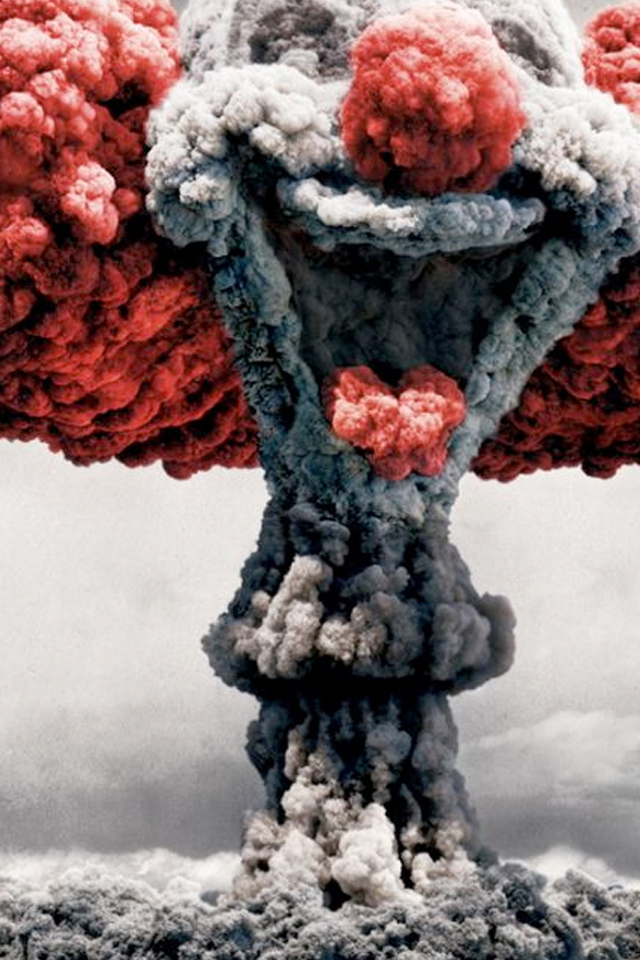 Clown Explosion Wallpaper - Clown Wallpaper Iphone - HD Wallpaper 