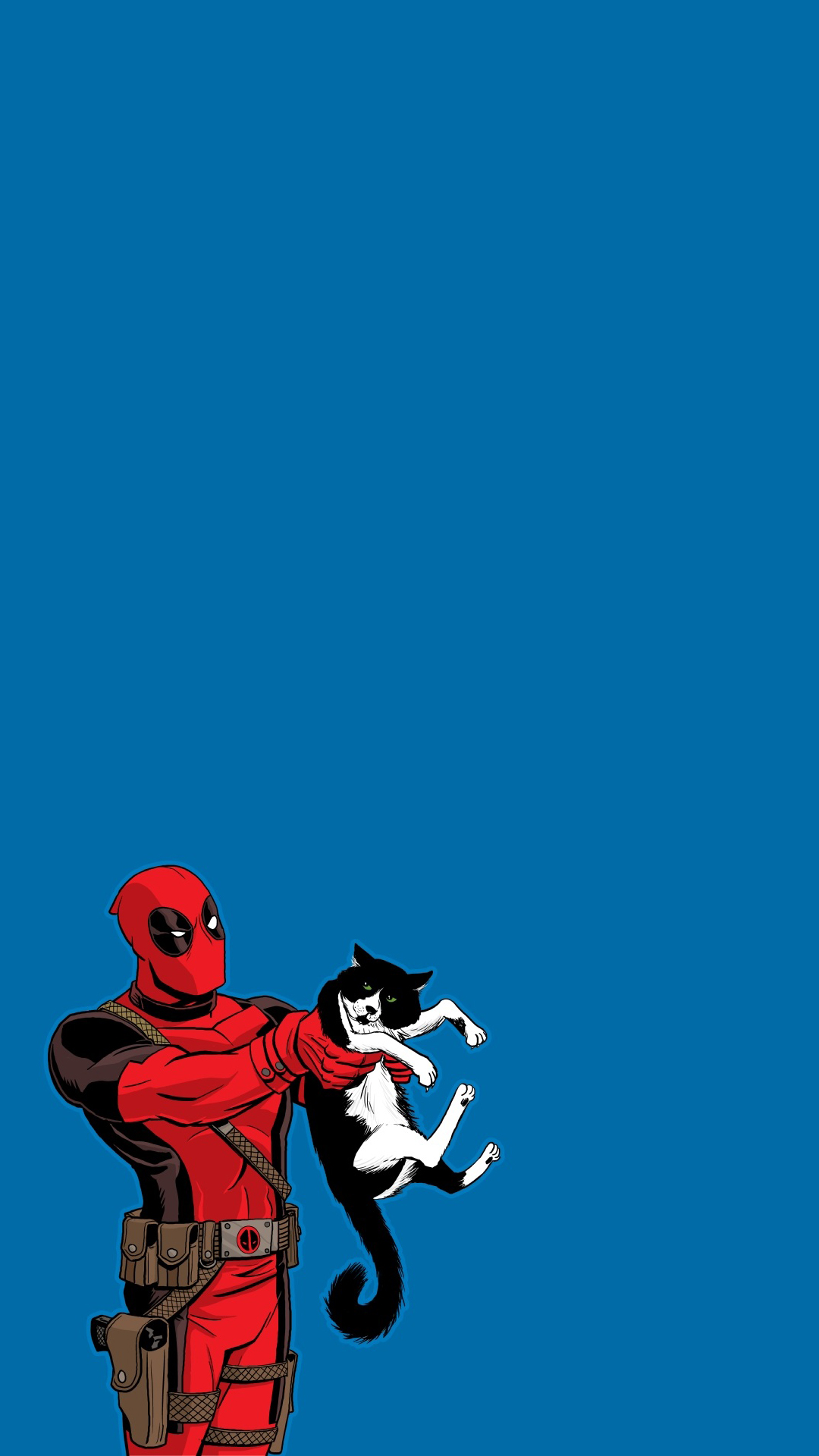 Deadpool Kitten Wallpaper - Iphone Wallpaper Deadpool - HD Wallpaper 