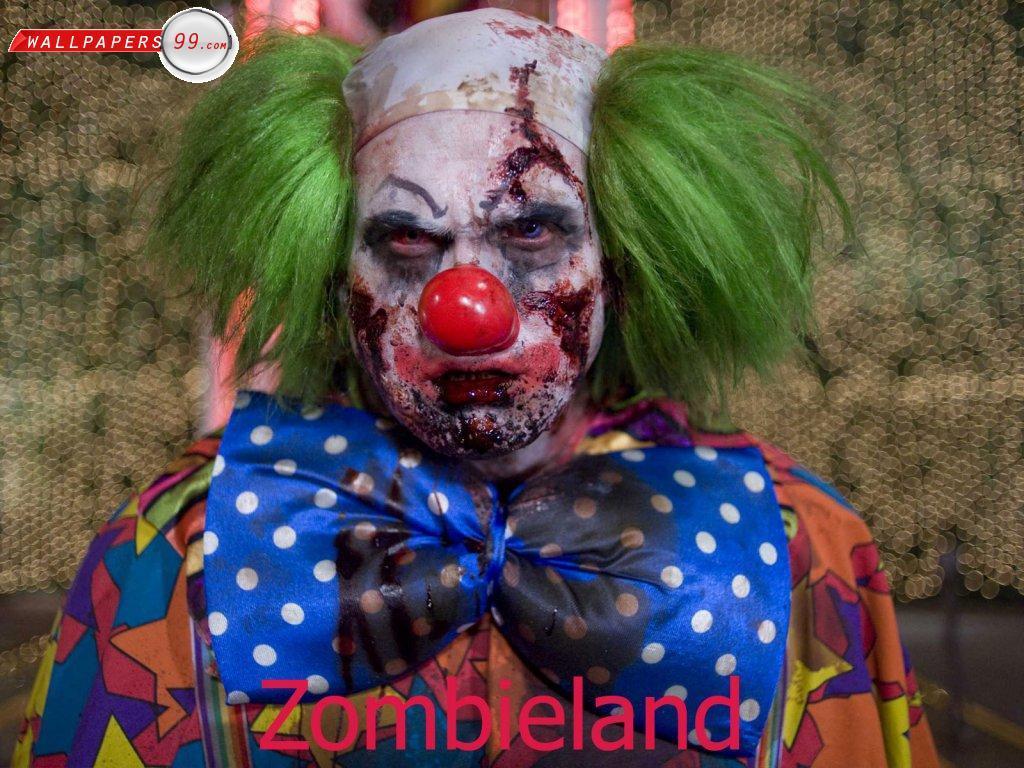 Zombie Clown - Clown Zombie From Zombieland - HD Wallpaper 