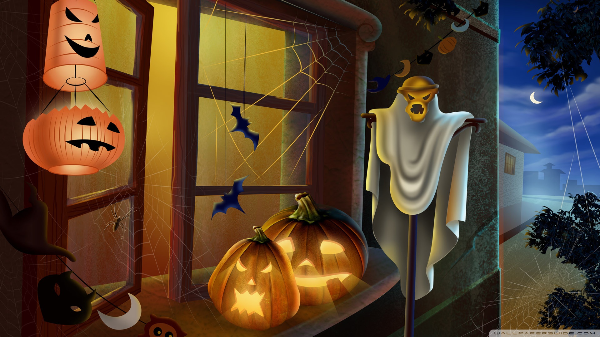 Free Desktop Wallpaper Halloween Live - HD Wallpaper 