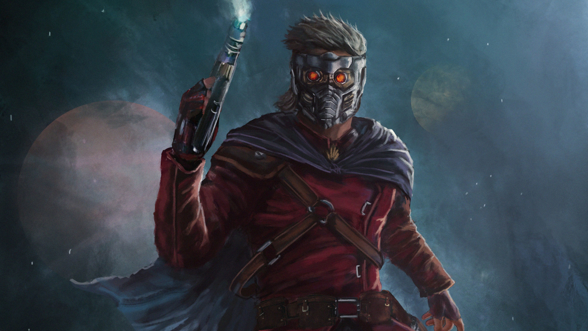 Wallpaper Of Guardians Of The Galaxy, Marvel Comics, - Mcu Star Lord Concept Art - HD Wallpaper 