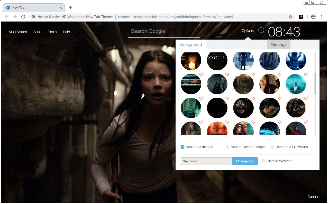 Horror Movies Wallpaper Hd Scary New Tab - Movie Split Filmed - HD Wallpaper 