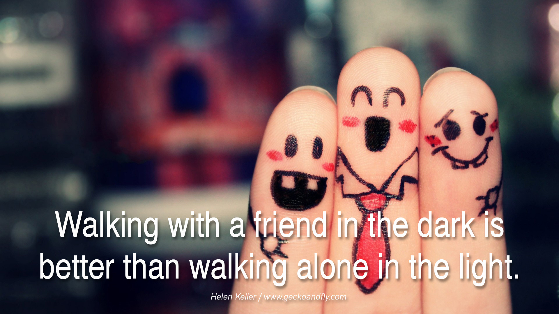 1920x1080, Walking With Friends Cute Quote 
 Data Id - Cute Friendship Wallpaper Hd - HD Wallpaper 